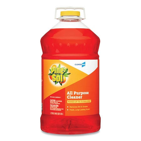 Pine-Sol All-Purpose Cleaner, Orange Energy, 144 oz Bottle, PK3 41772